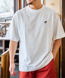 SUNNY SPORTS FOR SEIDAL（サニースポーツフォーセイダル）の「【SunnySmirh】11.6ウルトラヘビーオンス Heavy Smithヤシの木柄 ワンポイント刺繍Tee（Tシャツ/カットソー）」