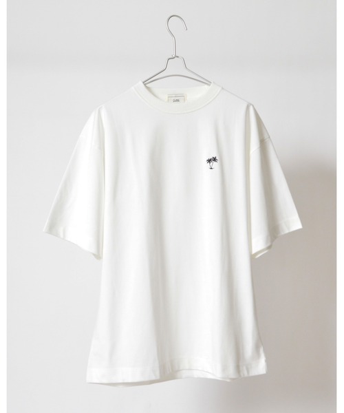 SUNNY SPORTS FOR SEIDAL(サニースポーツフォーセイダル)の「【SunnySmirh】11.6ウルトラヘビーオンス Heavy Smithヤシの木柄 ワンポイント刺繍Tee(Tシャツ/カットソー・メンズ・チャコールグレー/オフホワイト/ブラック・LARGE/MEDIUM)」の18枚目の写真