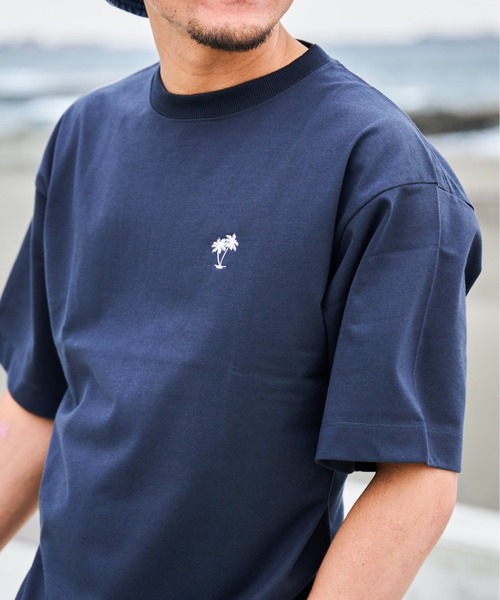 SUNNY SPORTS FOR SEIDAL(サニースポーツフォーセイダル)の「【SunnySmirh】11.6ウルトラヘビーオンス Heavy Smithヤシの木柄 ワンポイント刺繍Tee(Tシャツ/カットソー・メンズ・チャコールグレー/オフホワイト/ブラック・LARGE/MEDIUM)」の11枚目の写真