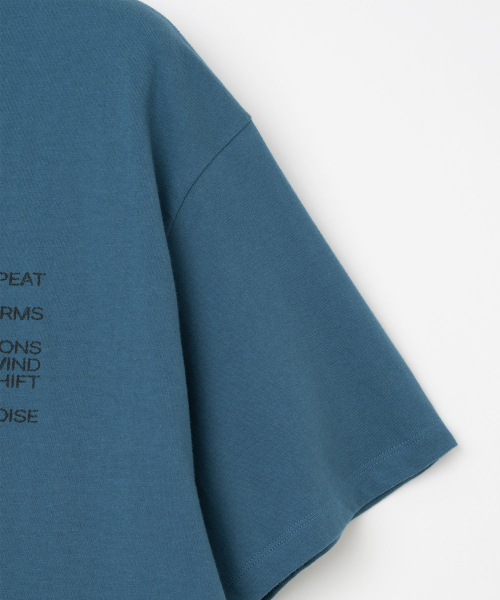 Millo Archive（ミロ アーカイブ）の「リフィットタイポTシャツ [スペースブルー]（Tシャツ/カットソー・メンズ・その他・MEDIUM/LARGE/X-LARGE）」の4枚目の写真