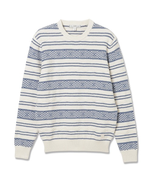 Guess(ゲス)の「MATTHIAS Sailor Stitch Sweater セーター ニット(ニット/セーター・メンズ・マルチ・SMALL/MEDIUM/LARGE/X-LARGE)」の1枚目の写真