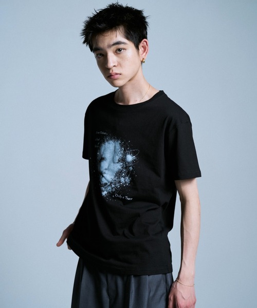Camphor wood（カンファーウッド）の「GRAPHIC SPACE RHINESTONE TEE / ラインストーンスペースグラフィックTシャツ（Tシャツ/カットソー・メンズ・ブラック/ホワイト・SMALL/MEDIUM/LARGE）」の12枚目の写真