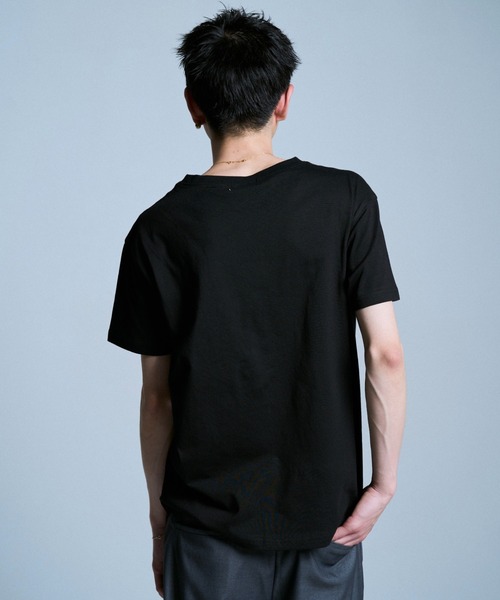 Camphor wood（カンファーウッド）の「GRAPHIC SPACE RHINESTONE TEE / ラインストーンスペースグラフィックTシャツ（Tシャツ/カットソー・メンズ・ブラック/ホワイト・SMALL/MEDIUM/LARGE）」の14枚目の写真