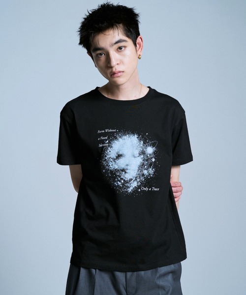 Camphor wood（カンファーウッド）の「GRAPHIC SPACE RHINESTONE TEE / ラインストーンスペースグラフィックTシャツ（Tシャツ/カットソー・メンズ・ブラック/ホワイト・SMALL/MEDIUM/LARGE）」の16枚目の写真
