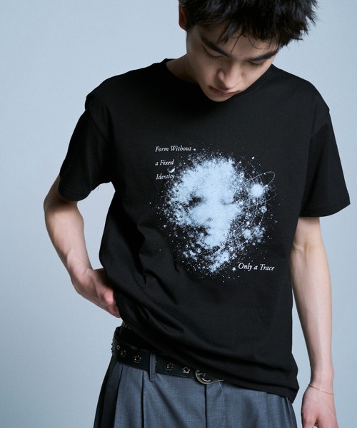 Camphor wood（カンファーウッド）の「GRAPHIC SPACE RHINESTONE TEE / ラインストーンスペースグラフィックTシャツ（Tシャツ/カットソー・メンズ・ブラック/ホワイト・SMALL/MEDIUM/LARGE）」の17枚目の写真