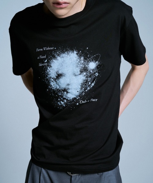 Camphor wood（カンファーウッド）の「GRAPHIC SPACE RHINESTONE TEE / ラインストーンスペースグラフィックTシャツ（Tシャツ/カットソー・メンズ・ブラック/ホワイト・SMALL/MEDIUM/LARGE）」の18枚目の写真