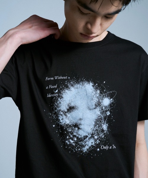 Camphor wood（カンファーウッド）の「GRAPHIC SPACE RHINESTONE TEE / ラインストーンスペースグラフィックTシャツ（Tシャツ/カットソー・メンズ・ブラック/ホワイト・SMALL/MEDIUM/LARGE）」の19枚目の写真