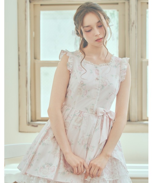 mellfy memory(メルフィーメモリー)の「Love in rosy rose onepiece(ワンピース・レディース・ピンク・S/M)」の3枚目の写真