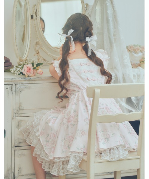 mellfy memory(メルフィーメモリー)の「Love in rosy rose onepiece(ワンピース・レディース・ピンク・S/M)」の2枚目の写真
