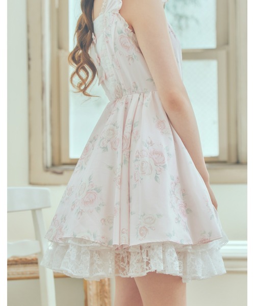 mellfy memory(メルフィーメモリー)の「Love in rosy rose onepiece(ワンピース・レディース・ピンク・S/M)」の6枚目の写真