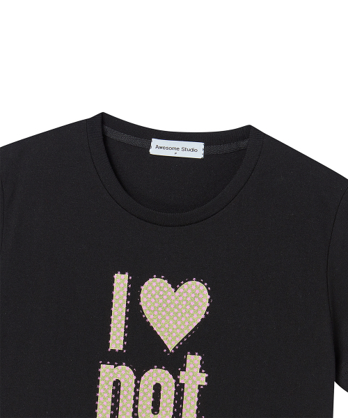 AWESOME STUDIO(オーサムスタジオ)の「スタードットレタリングTシャツブラック(Tシャツ/カットソー・レディース・ブラック・FREE)」の5枚目の写真