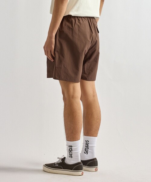 Saturdays NYC(サタデーズ ニューヨークシティ )の「Talley Swim Short(水着・メンズ・サックスブルー/ダークブラウン/ブラック・M/S/L)」の9枚目の写真