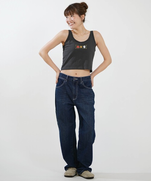 RVCA(ルーカ)の「RVCA/ルーカ レディース タンクトップ クロップド丈 ショート丈 BG04C361(タンクトップ・レディース・ホワイト/イエロー/ブラック・M/S)」の12枚目の写真