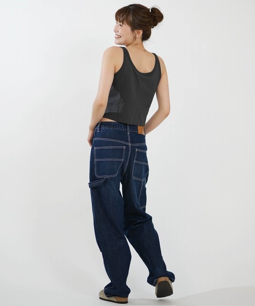 RVCA(ルーカ)の「RVCA/ルーカ レディース タンクトップ クロップド丈 ショート丈 BG04C361(タンクトップ・レディース・ホワイト/イエロー/ブラック・M/S)」の13枚目の写真