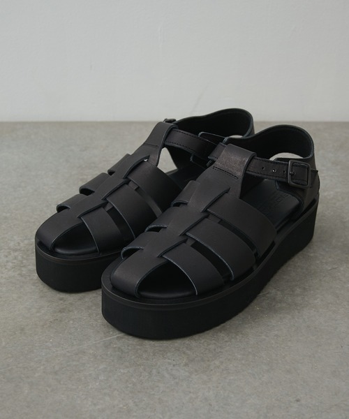 PADRONE(パドローネ)の「【PADRONE/パドローネ】別注 CS GURRKHA SANDALS / PK2308-3210-26A(サンダル・メンズ・ブラック・40/41/42)」の1枚目の写真