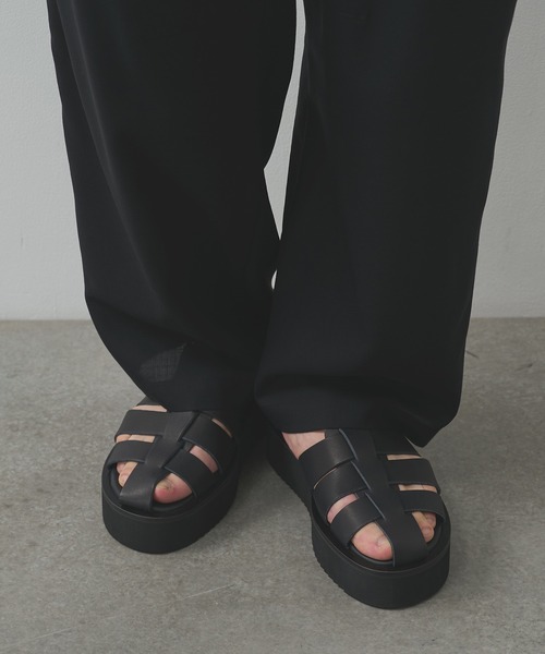 PADRONE(パドローネ)の「【PADRONE/パドローネ】別注 CS GURRKHA SANDALS / PK2308-3210-26A(サンダル・メンズ・ブラック・40/41/42)」の14枚目の写真