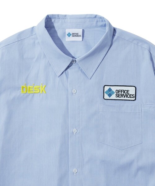 WHO'S WHO gallery（フーズフーギャラリー）の「【OFFICE SERVICES】DESKWORK SHIRT（シャツ/ブラウス・メンズ・グレー/サックスブルー・FREE）」の15枚目の写真