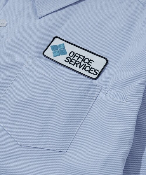 WHO'S WHO gallery（フーズフーギャラリー）の「【OFFICE SERVICES】DESKWORK SHIRT（シャツ/ブラウス・メンズ・グレー/サックスブルー・FREE）」の17枚目の写真