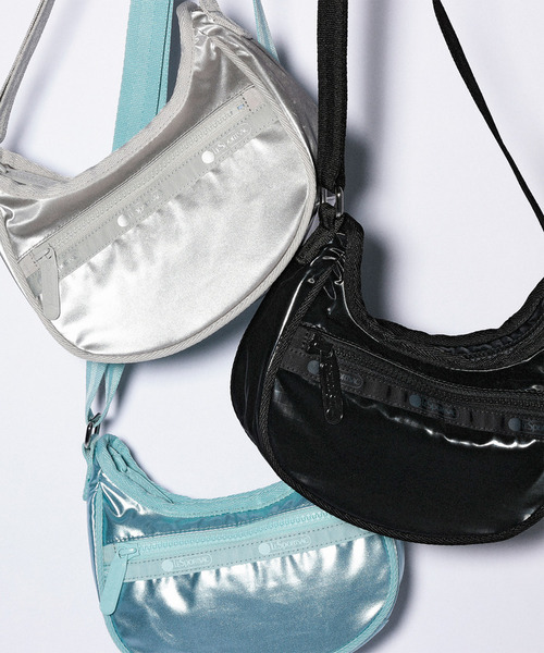 LeSportsac(レスポートサック)の「MINI HOBO CROSSBODY アクアブルーシャイン(ショルダーバッグ・レディース・ブルー・FREE)」の10枚目の写真
