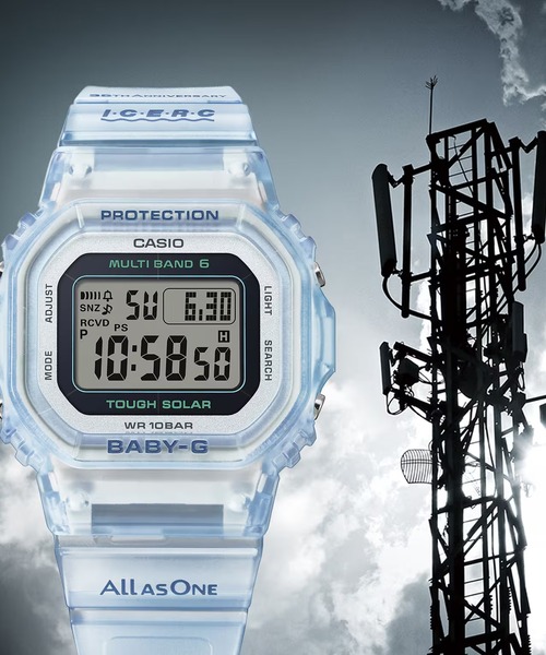 G-SHOCK(ジーショック)の「BABY-G/ベイビージー 腕時計 イルクジ "ICERC Japan コラボレーションモデル 2026" BGD-5650K-2JR(デジタル腕時計・レディース・クリアブルー・FREE)」の6枚目の写真