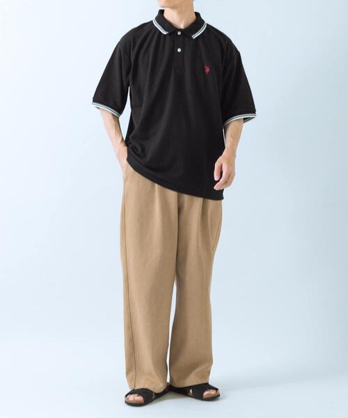 U.S. POLO ASSN.(ユーエスポロアッスン)の「U.S. POLO ASSN カノコポロシャツ(ポロシャツ・メンズ・ブルー/ブラック/ホワイト・LARGE/MEDIUM)」の17枚目の写真