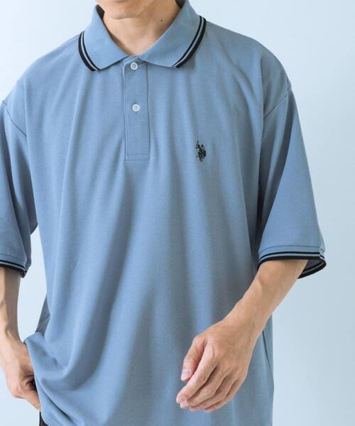 U.S. POLO ASSN.(ユーエスポロアッスン)の「U.S. POLO ASSN カノコポロシャツ(ポロシャツ・メンズ・ブルー/ブラック/ホワイト・LARGE/MEDIUM)」の13枚目の写真