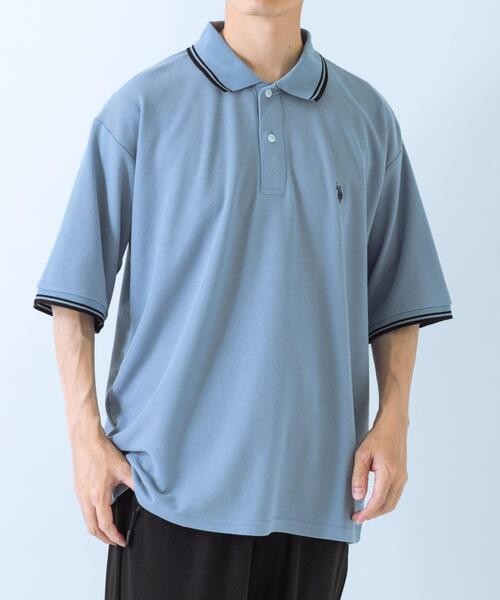 U.S. POLO ASSN.(ユーエスポロアッスン)の「U.S. POLO ASSN カノコポロシャツ(ポロシャツ・メンズ・ブルー/ブラック/ホワイト・LARGE/MEDIUM)」の11枚目の写真