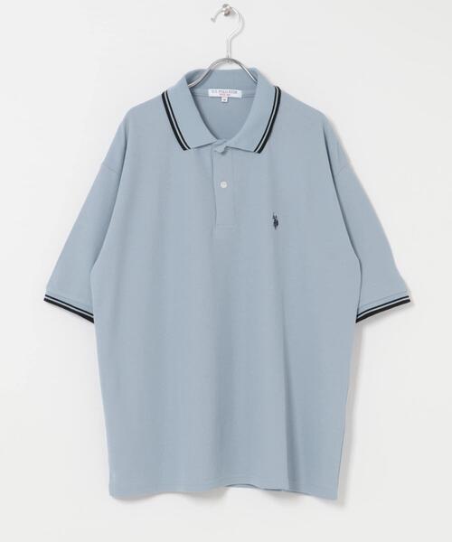 U.S. POLO ASSN.(ユーエスポロアッスン)の「U.S. POLO ASSN カノコポロシャツ(ポロシャツ・メンズ・ブルー/ブラック/ホワイト・LARGE/MEDIUM)」の9枚目の写真