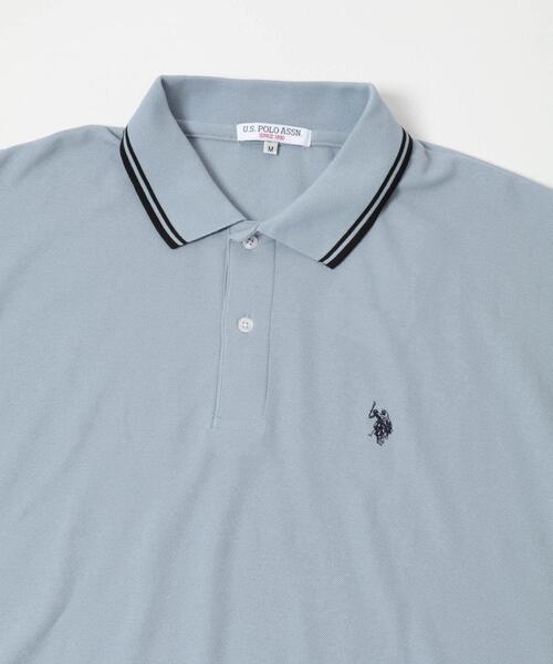 U.S. POLO ASSN.(ユーエスポロアッスン)の「U.S. POLO ASSN カノコポロシャツ(ポロシャツ・メンズ・ブルー/ブラック/ホワイト・LARGE/MEDIUM)」の8枚目の写真