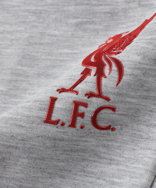 417 EDIFICE（フォーワンセブンエディフィス）の「【Liverpool FC / リバプールFC】 Metalic Logo Track Pants（スウェットパンツ・メンズ・チャコールグレー/ブラック・LARGE/X-LARGE/MEDIUM）」の6枚目の写真
