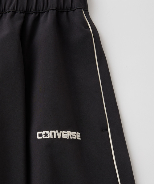 CONVERSE(コンバース)の「CONVERSE / コンバース ロゴ刺繍 ストレッチ パイピングライン バルーンスカート(スカート・レディース・ブラック/ネイビー・M)」の19枚目の写真