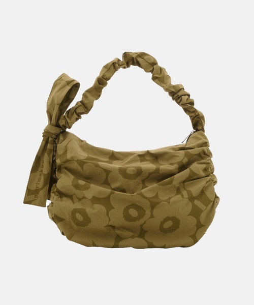 marimekko(マリメッコ)の「Utu Unikko / Crossbody bag L(ショルダーバッグ・レディース・オレンジ/グリーン/ブラック・FREE)」の1枚目の写真