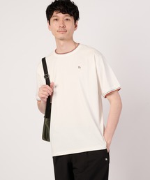 【接触冷感/UVカット】スムース シェア リブライン Tシャツ