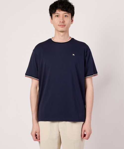 Arnold Palmer(アーノルドパーマー)の「【接触冷感/UVカット】スムース シェア リブライン Tシャツ(Tシャツ/カットソー・レディース・ネイビー/ライトグリーン/ホワイト・M/S/XS/LL/L)」の16枚目の写真