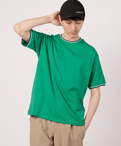 Arnold Palmer(アーノルドパーマー)の「【接触冷感/UVカット】スムース シェア リブライン Tシャツ(Tシャツ/カットソー・レディース・ネイビー/ライトグリーン/ホワイト・M/S/XS/LL/L)」の11枚目の写真