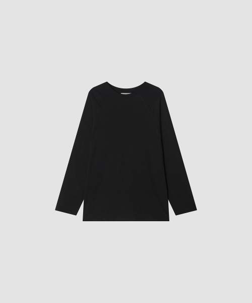 THE LILLE（ザ リル）の「Raglan Boxy Tee_Black（Tシャツ/カットソー・レディース・その他・FREE）」の2枚目の写真