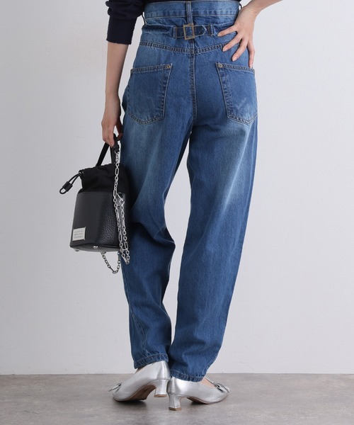 ElegChic(エレグシック)の「サルエルデニムパンツ ジーンズ(デニムパンツ・レディース・ホワイト/ネイビー/ブルー/ネイビー系・4L/S/M/L/XL/XXL)」の7枚目の写真