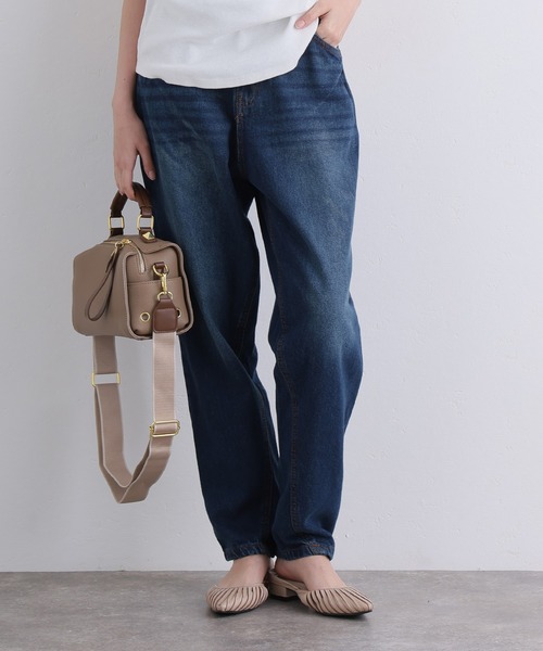 ElegChic(エレグシック)の「サルエルデニムパンツ ジーンズ(デニムパンツ・レディース・ホワイト/ネイビー/ブルー/ネイビー系・4L/S/M/L/XL/XXL)」の10枚目の写真