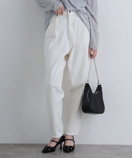 ElegChic(エレグシック)の「サルエルデニムパンツ ジーンズ(デニムパンツ・レディース・ホワイト/ネイビー/ブルー/ネイビー系・4L/S/M/L/XL/XXL)」の15枚目の写真
