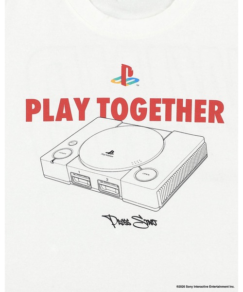 WIND AND SEA（ウィンダンシー）の「PLAYSTATION x WDS GAME CONSOLE S/S TEE（Tシャツ/カットソー・メンズ・ホワイト/ブラック・X-LARGE/LARGE/MEDIUM/SMALL）」の8枚目の写真