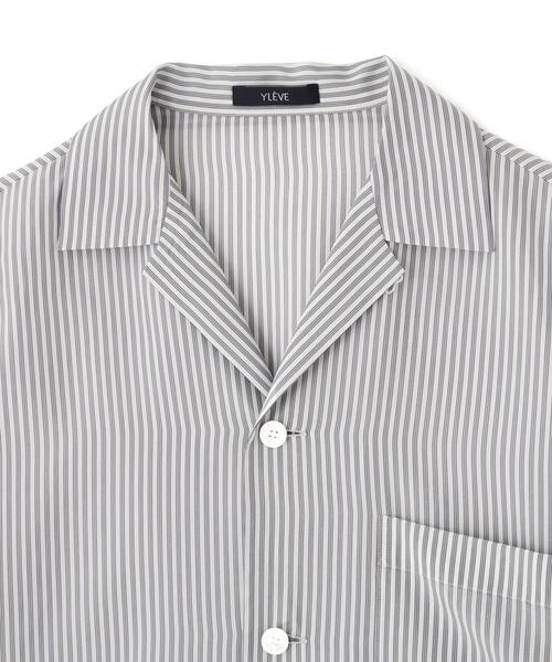 YLEVE(イレーヴ)の「YLEVE / ACETATE CUPRA STRIPE PAJAMA SHIRT(シャツ/ブラウス・レディース・レッド/ブルー・1/0)」の17枚目の写真
