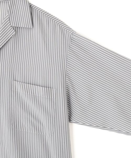 YLEVE(イレーヴ)の「YLEVE / ACETATE CUPRA STRIPE PAJAMA SHIRT(シャツ/ブラウス・レディース・レッド/ブルー・1/0)」の18枚目の写真