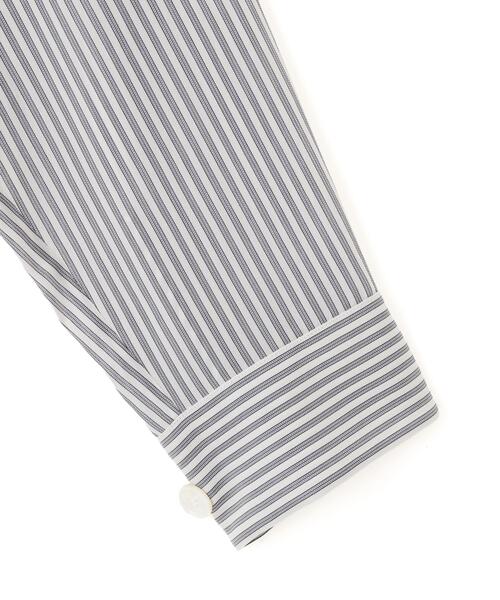 YLEVE(イレーヴ)の「YLEVE / ACETATE CUPRA STRIPE PAJAMA SHIRT(シャツ/ブラウス・レディース・レッド/ブルー・1/0)」の10枚目の写真