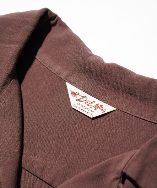 DEL MAR sportswear(デルマースポーツウェア)の「DEL MAR sportswear / SNAP-UP GABARDINE SHIRTS(シャツ/ブラウス・メンズ・ブラック/レオパード/ブラウン・MEDIUM/SMALL/LARGE)」の16枚目の写真