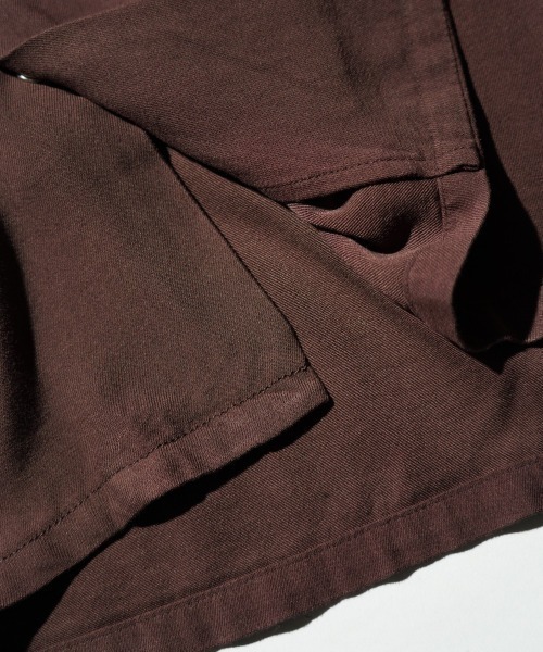 DEL MAR sportswear(デルマースポーツウェア)の「DEL MAR sportswear / SNAP-UP GABARDINE SHIRTS(シャツ/ブラウス・メンズ・ブラック/レオパード/ブラウン・MEDIUM/SMALL/LARGE)」の14枚目の写真