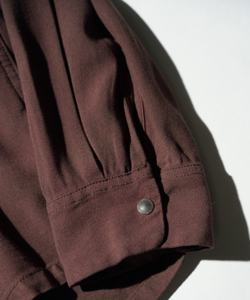 DEL MAR sportswear(デルマースポーツウェア)の「DEL MAR sportswear / SNAP-UP GABARDINE SHIRTS(シャツ/ブラウス・メンズ・ブラック/レオパード/ブラウン・MEDIUM/SMALL/LARGE)」の12枚目の写真