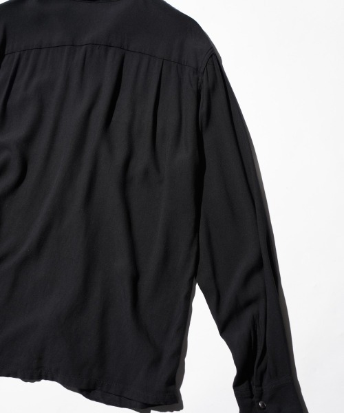 DEL MAR sportswear(デルマースポーツウェア)の「DEL MAR sportswear / SNAP-UP GABARDINE SHIRTS(シャツ/ブラウス・メンズ・ブラック/レオパード/ブラウン・MEDIUM/SMALL/LARGE)」の17枚目の写真