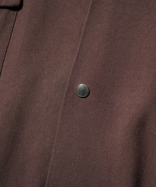 DEL MAR sportswear(デルマースポーツウェア)の「DEL MAR sportswear / SNAP-UP GABARDINE SHIRTS(シャツ/ブラウス・メンズ・ブラック/レオパード/ブラウン・MEDIUM/SMALL/LARGE)」の11枚目の写真