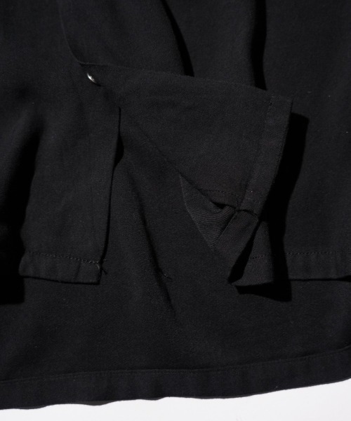 DEL MAR sportswear(デルマースポーツウェア)の「DEL MAR sportswear / SNAP-UP GABARDINE SHIRTS(シャツ/ブラウス・メンズ・ブラック/レオパード/ブラウン・MEDIUM/SMALL/LARGE)」の4枚目の写真