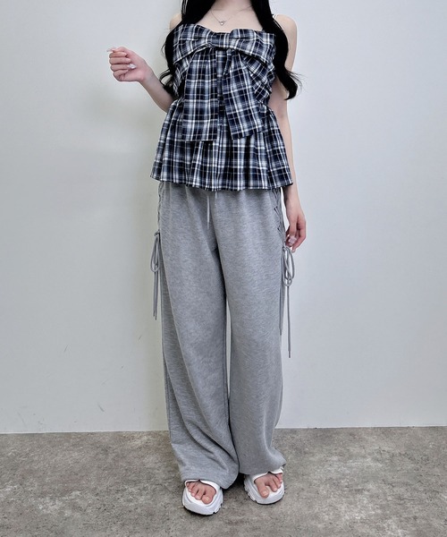 INGNI(イング)の「チェック柄リボンキャミブラウス(シャツ/ブラウス・レディース・ブラウン系その他2/ブラック系/ネイビー系2・M)」の20枚目の写真